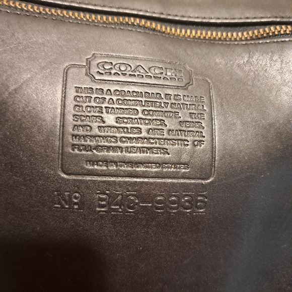 Vintage COACH Black Bradley Bucket - Picture 5 of 9